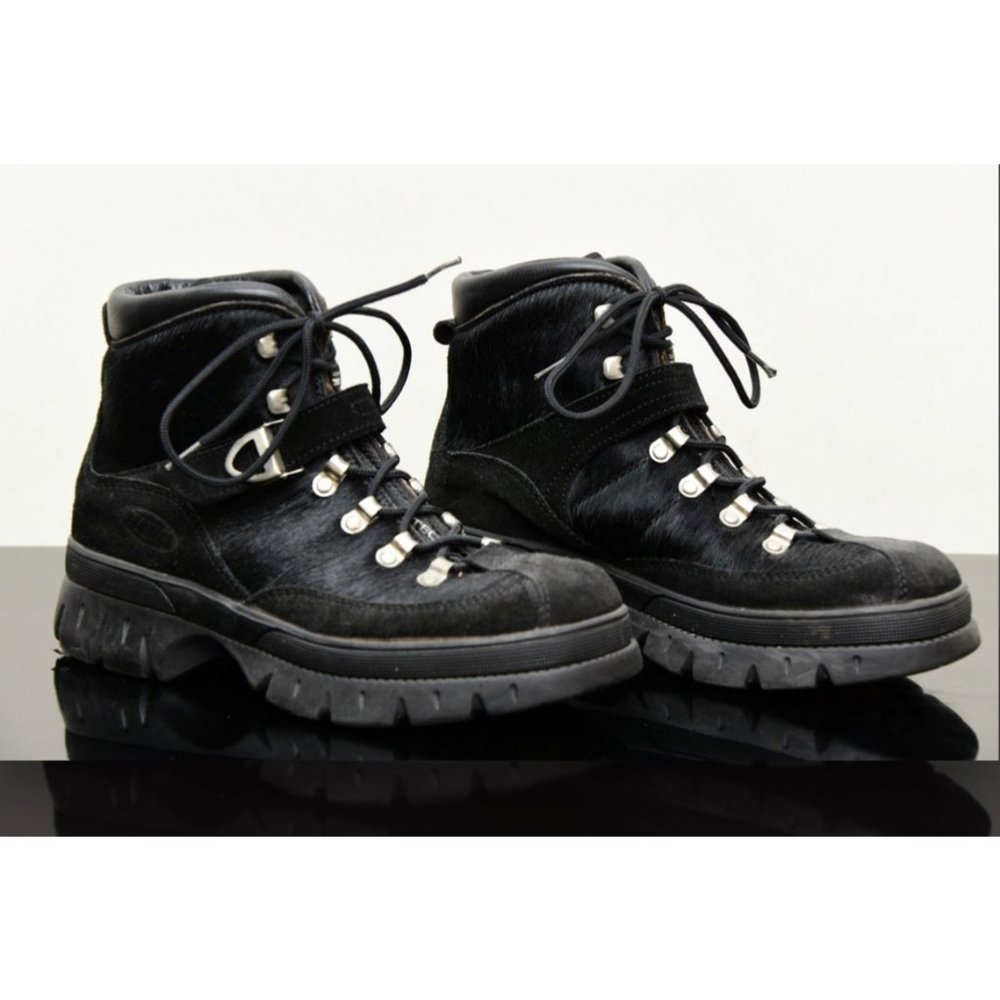 Tecnica Black Cowhide Hiking Boots size 41 / 12 (fits size 10 or 9.5)